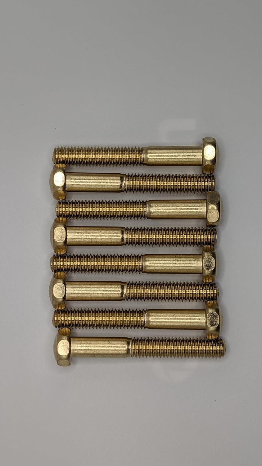 Extended Pinball Leg Bolt Set, 2 3/4 inch, Acorn Head, Brass/Gold Color