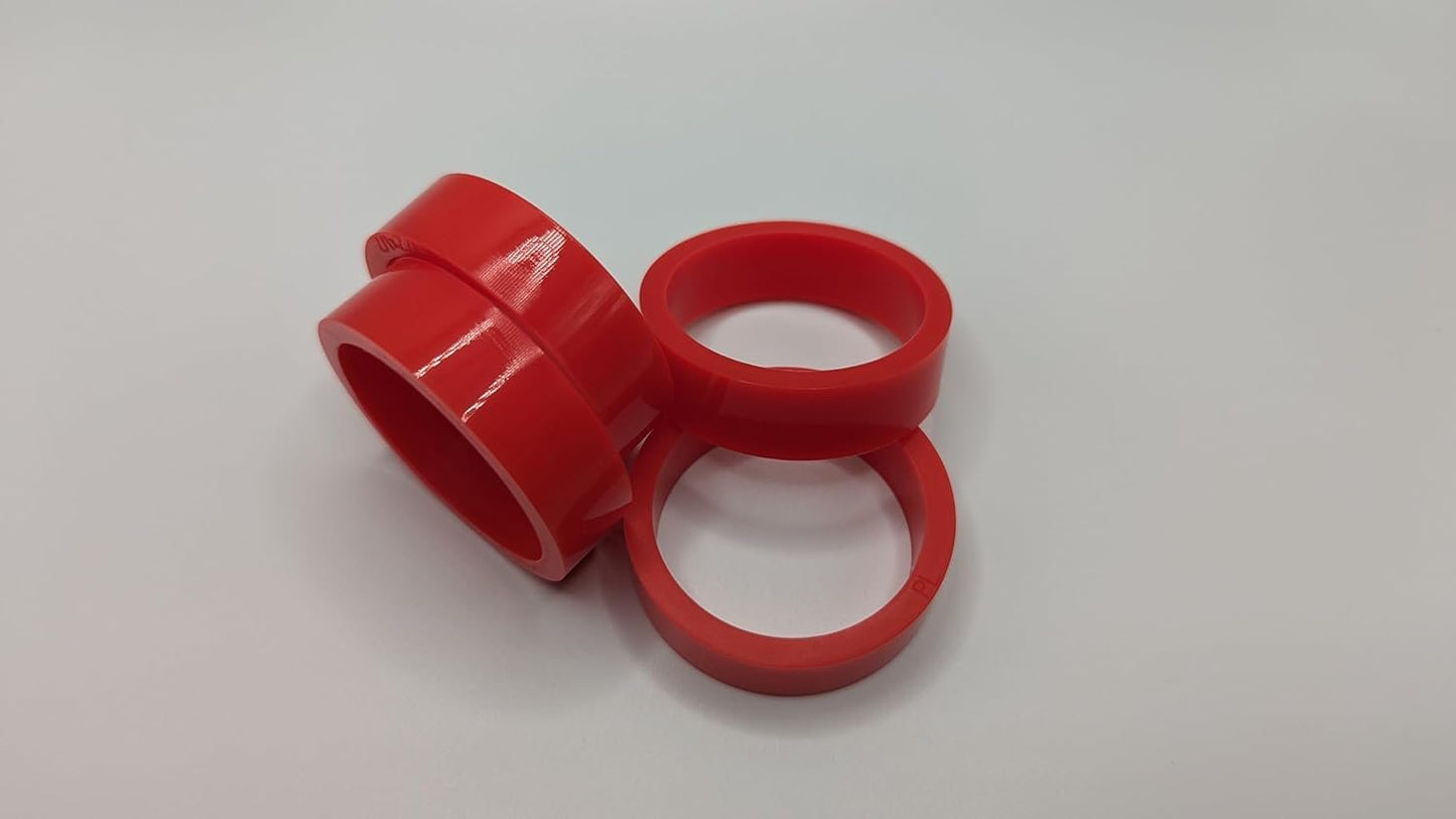 PerfectPlay 1 1/2 inch Standard Size Silicone Pinball Flipper Rubber, Set of 4