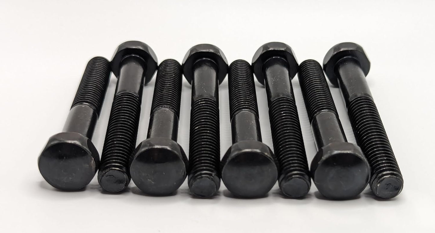 Extended Pinball Leg Bolt Set, 2 3/4 inch, Acorn Head, Black