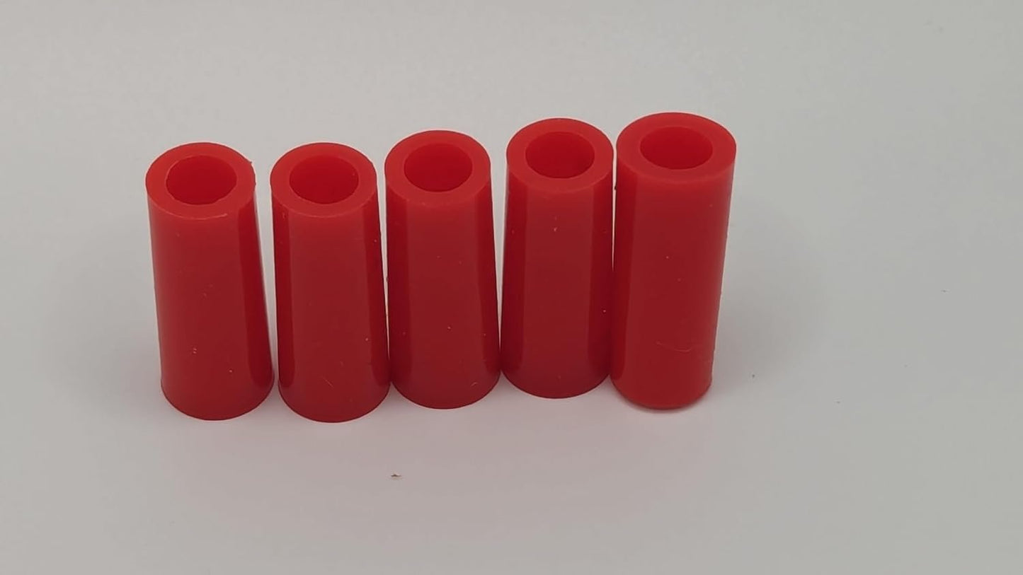 1 1/16 inch Tapered (Stern Compatible) Silicone Pinball Post Sleeves, Multiple Colors Available
