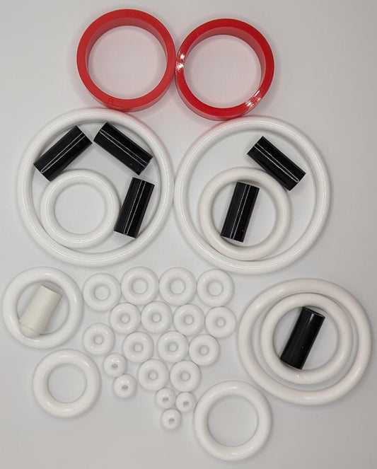 Bally Midway Elvira and The Party Monsters Pinball Machine Replacement Repair Rubber Silicone Ring Kit