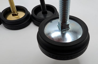 No Gouge Pinball New 100% Molded Silicone! Leg Leveler Caster Feet, Footies, Cups, Set of 4