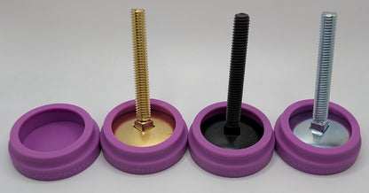 No Gouge Pinball New 100% Molded Silicone! Leg Leveler Caster Feet, Footies, Cups, Set of 4