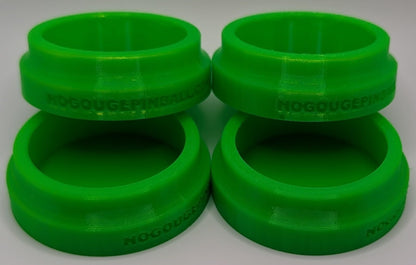 No Gouge Pinball Rubber Leg Leveler Caster Feet, Footies, Cups, Set of 4 (Purple)