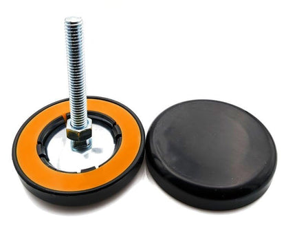 Snap-On Happy Sliders for Carpeting, Set of 4, Multiple Colors Available