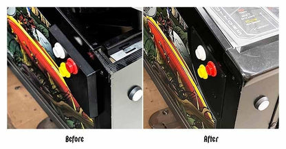 Low Profile Button Box System for Multimorphic P3 Pinball Machines