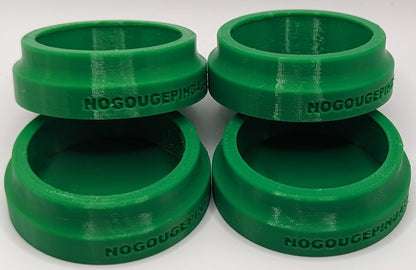 No Gouge Pinball Rubber Leg Leveler Caster Feet, Footies, Cups, Set of 4 (Purple)