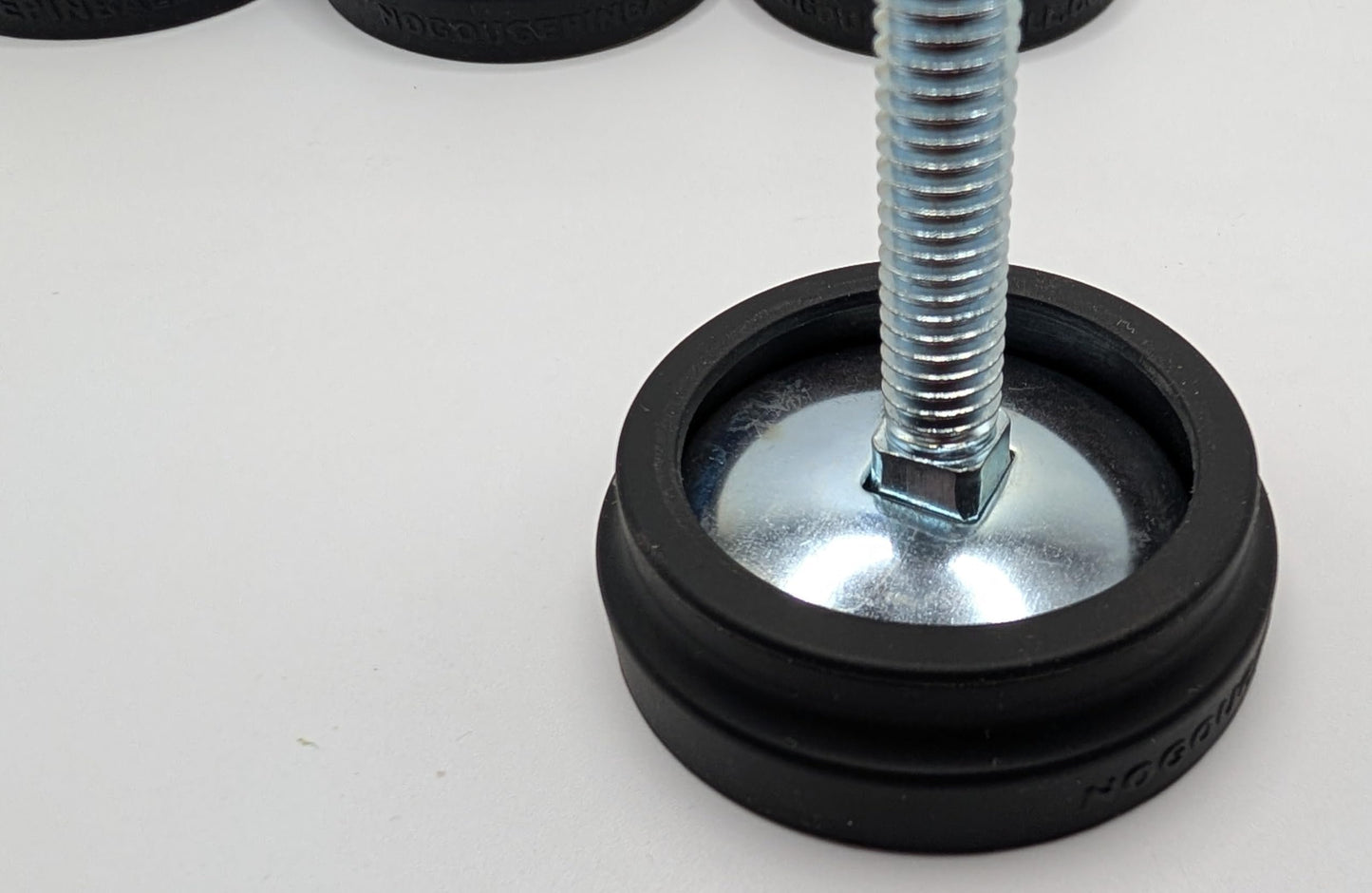 No Gouge Pinball New 100% Molded Silicone! Leg Leveler Caster Feet, Footies, Cups, Set of 4