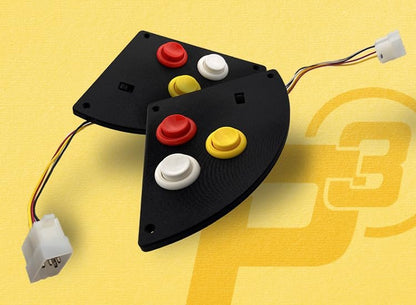 Low Profile Button Box System for Multimorphic P3 Pinball Machines